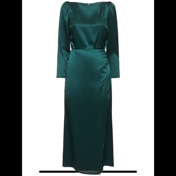 cassis silk dress Cassis Dress in Dill M
